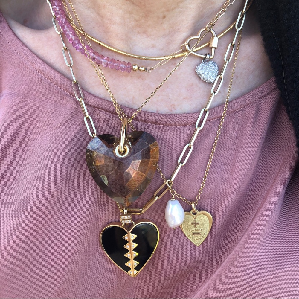 ❌SOLD!❌Swarovski heart necklace - Picture 2 of 6
